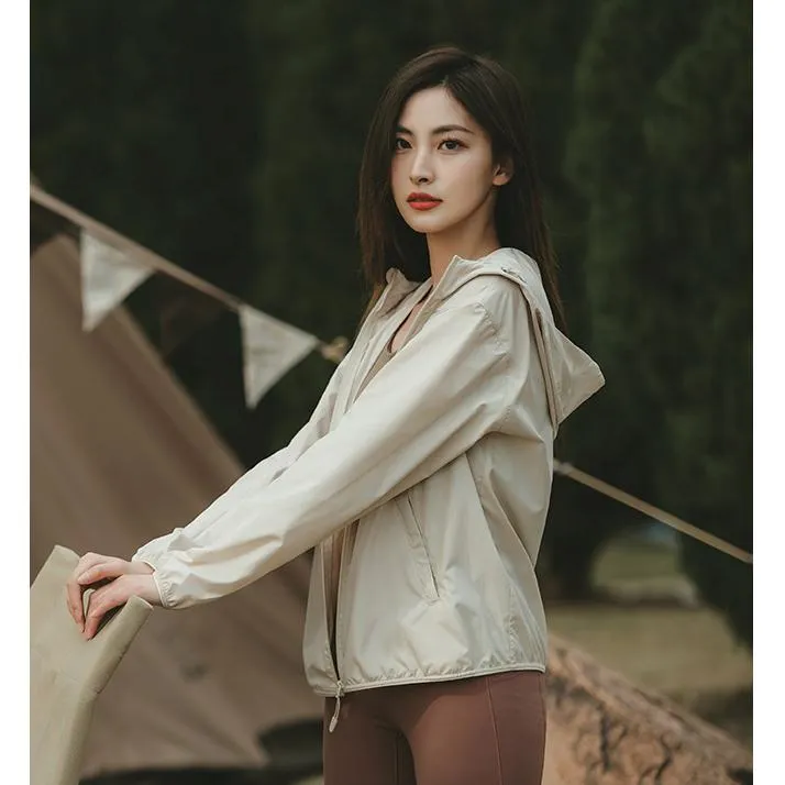 Lightweight Soft Hooded Windbreaker