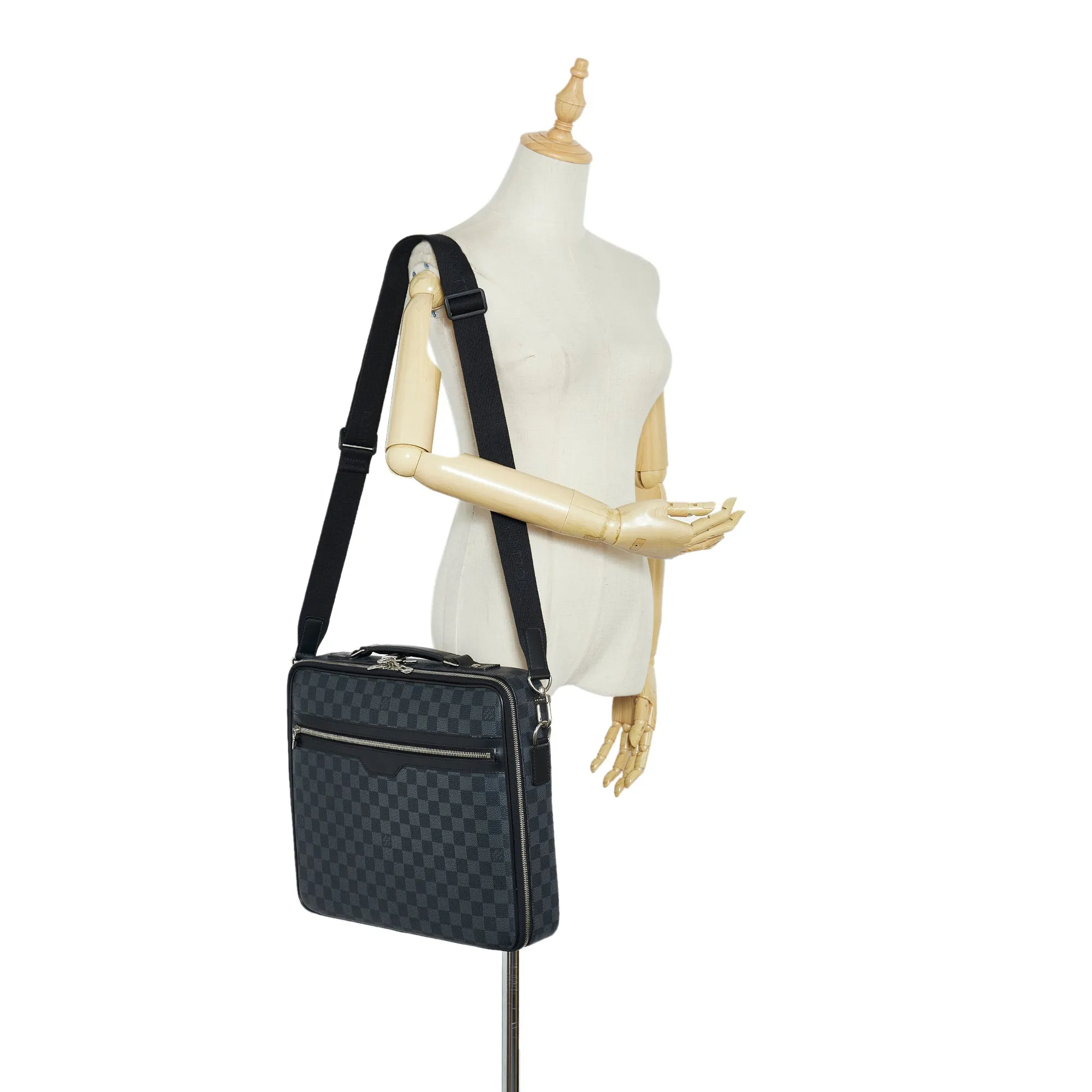 Louis Vuitton Steve Business Bag Damier Graphite Canvas