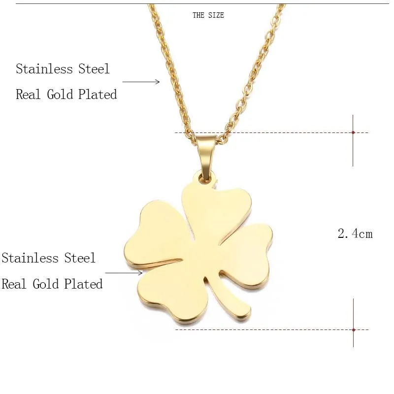 Lover's Clover Necklace For Women Fashionable Jewelry