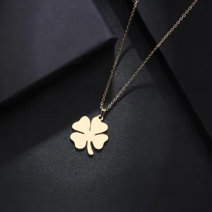 Lover's Clover Necklace For Women Fashionable Jewelry