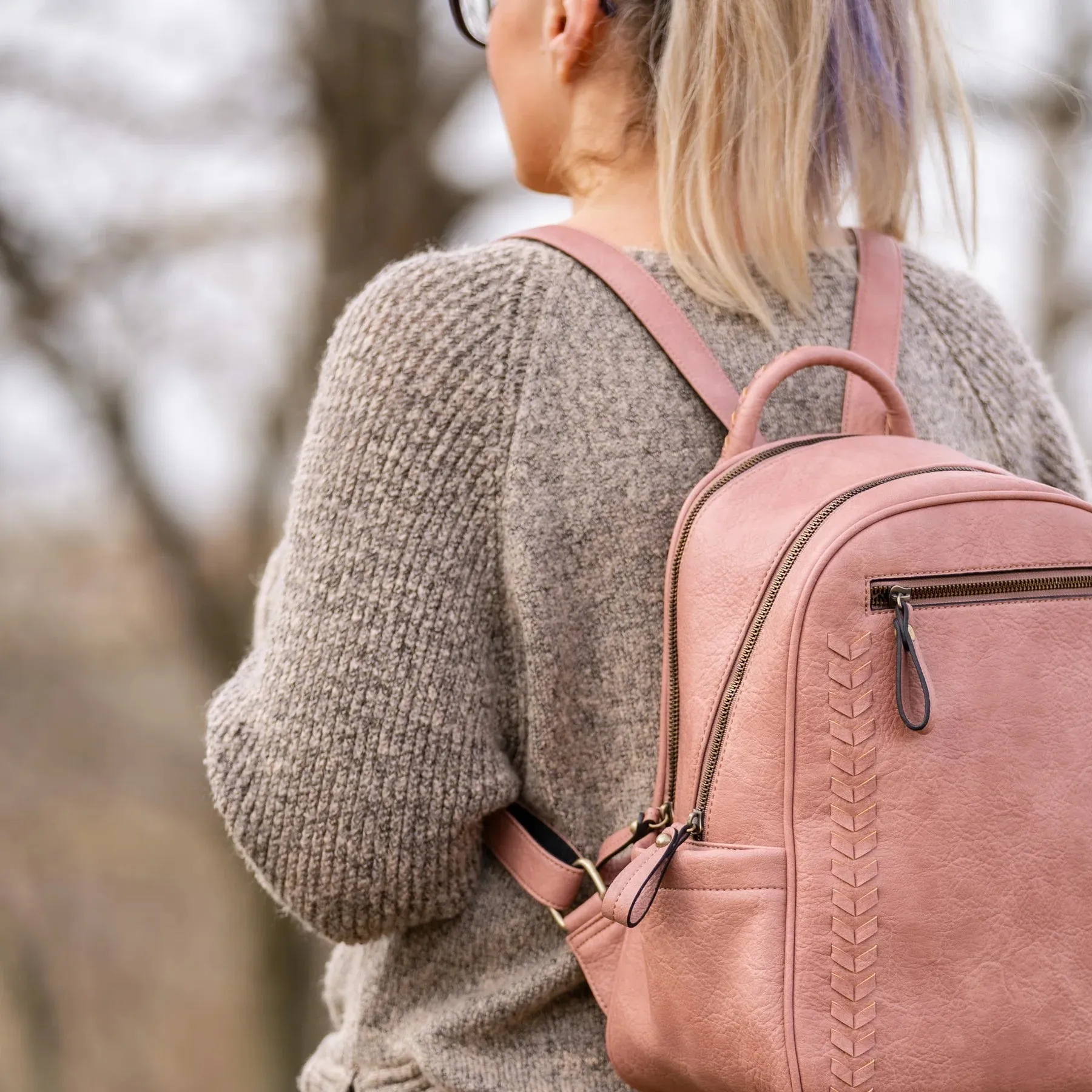 Madison Whipstitch Backpack