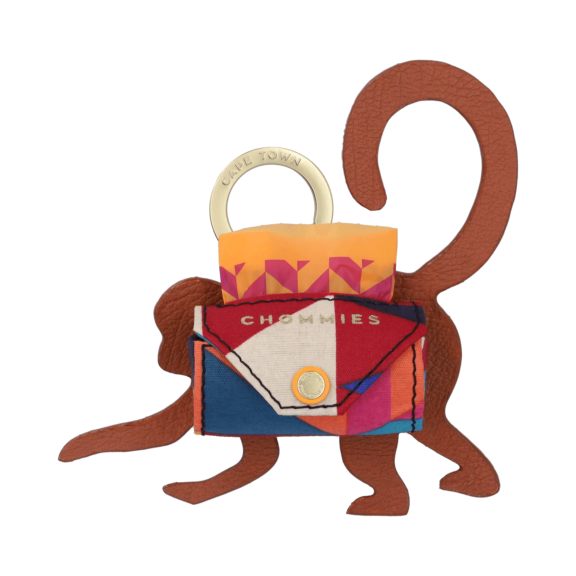 Monkey Business Poo-Bag Holder | Green Shady