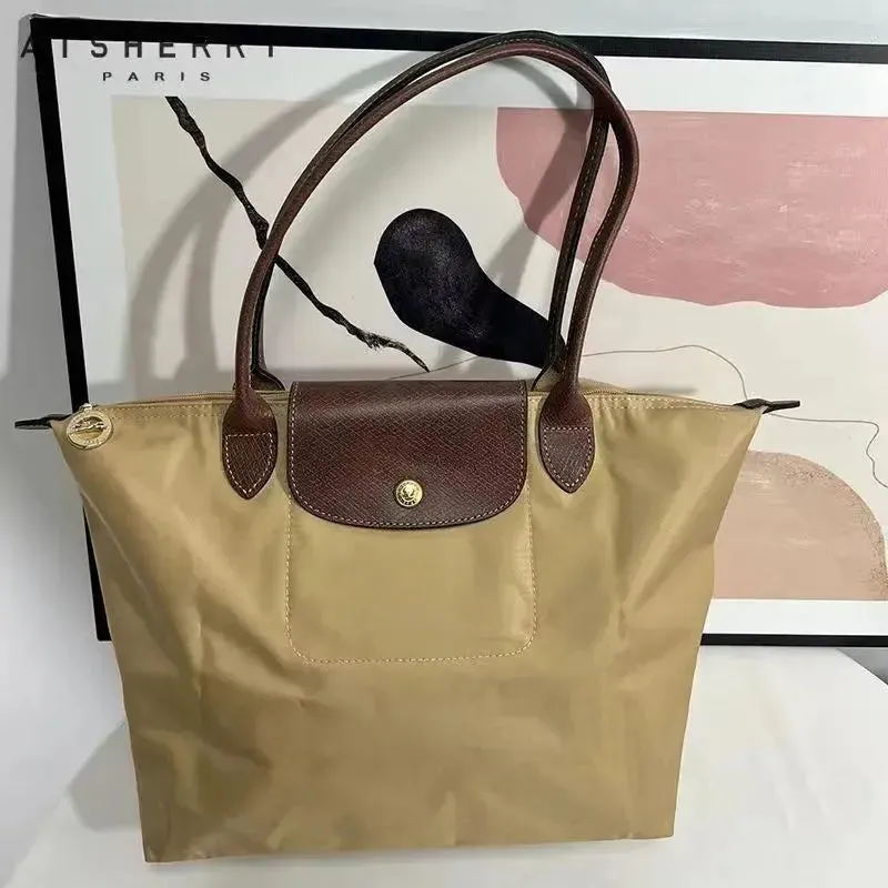 Nylon Shoulder Bag New Ladies Handbag Trend Simple New Style Fashion And Casual Large-Capacity Dumpling-Shaped Tote Bag 2024