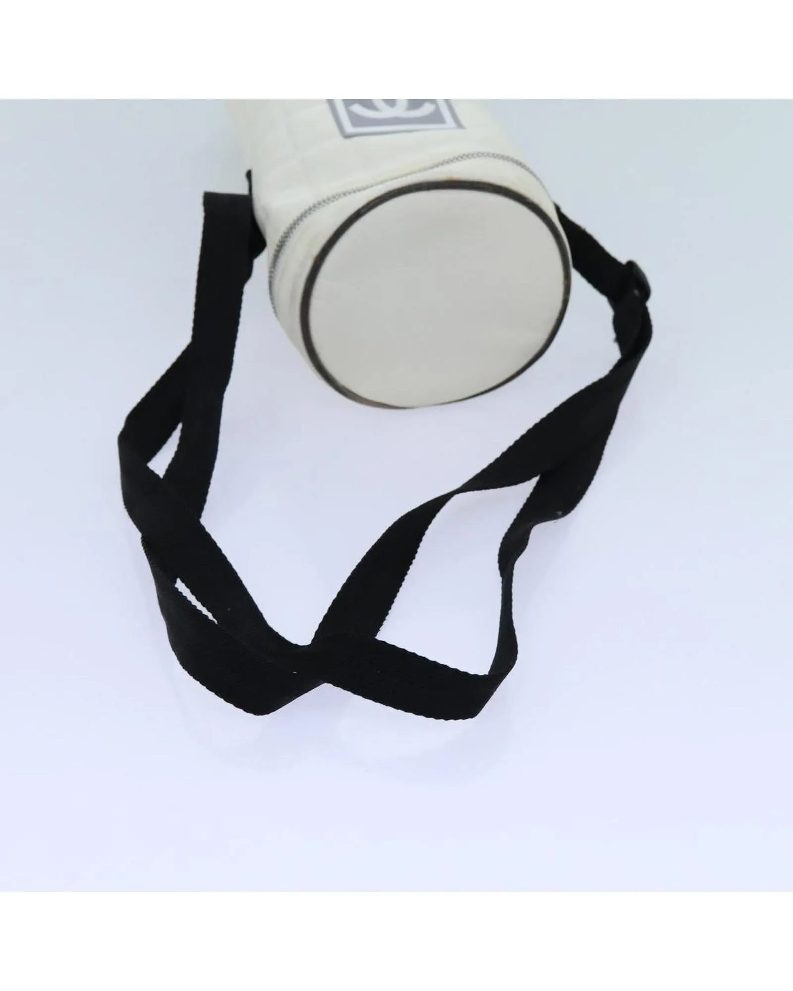 Nylon White Sports Line Shoulder Bag by CHANEL