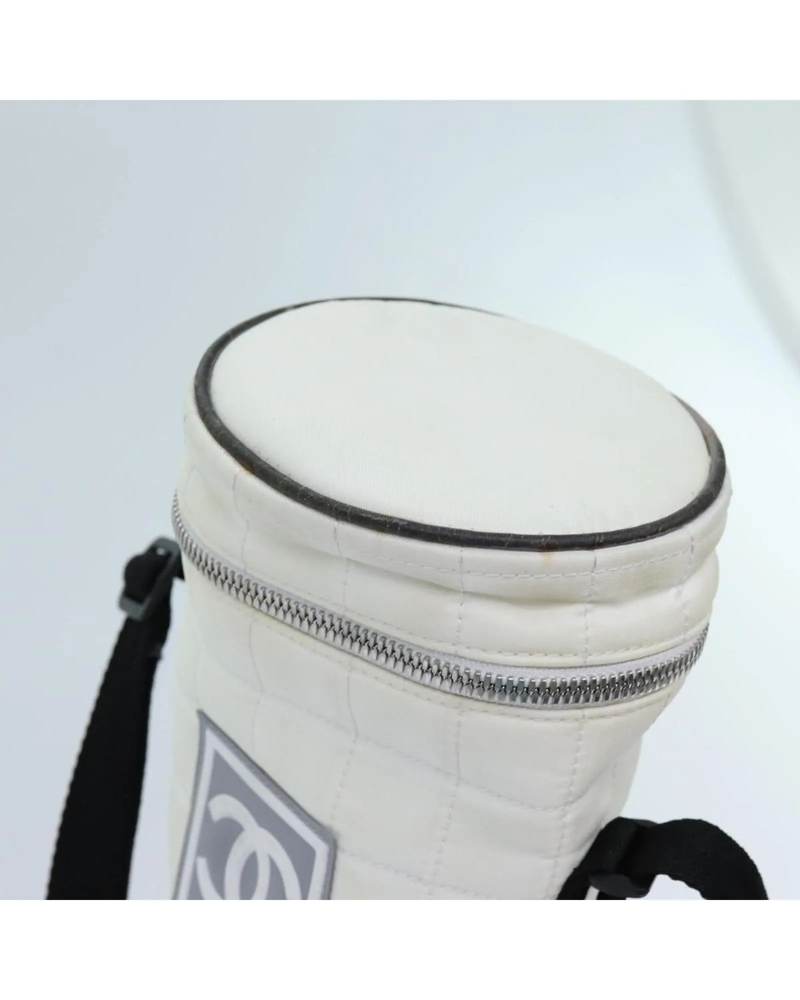 Nylon White Sports Line Shoulder Bag by CHANEL