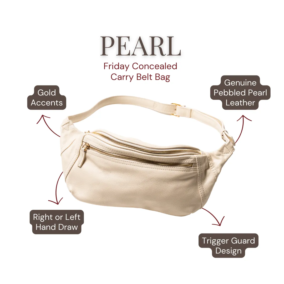 Original Friday Leather Concealed Carry Belt Bag
