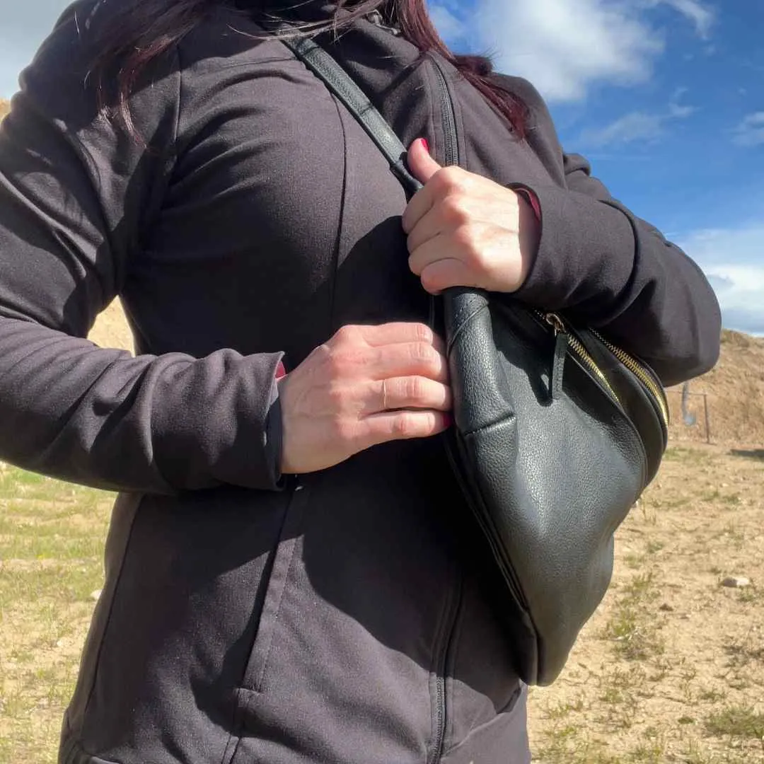 Original Friday Leather Concealed Carry Belt Bag