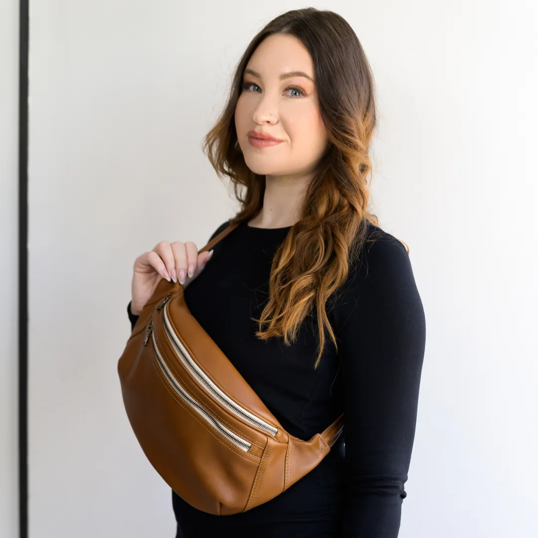 Original Friday Leather Concealed Carry Belt Bag