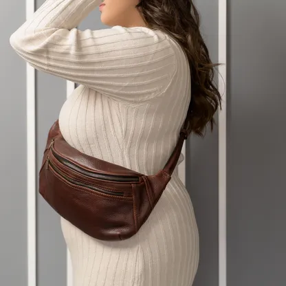 Original Friday Leather Concealed Carry Belt Bag