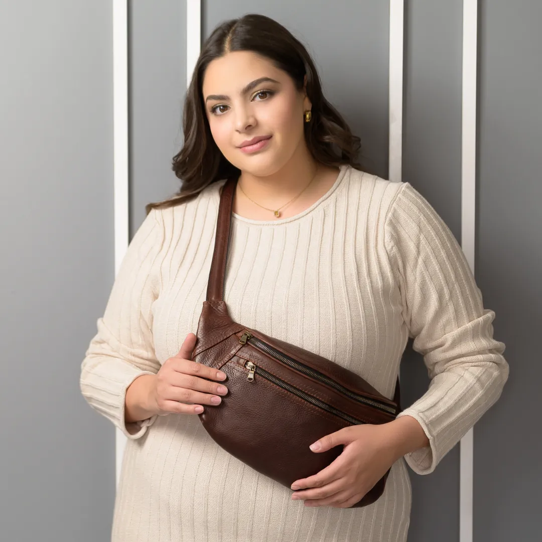 Original Friday Leather Concealed Carry Belt Bag