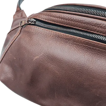Original Friday Leather Concealed Carry Belt Bag