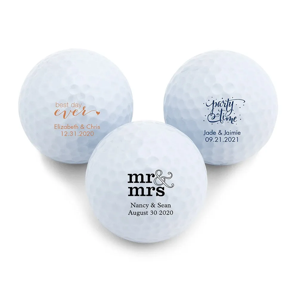 PERSONALIZED GOLF BALL FAVOR
