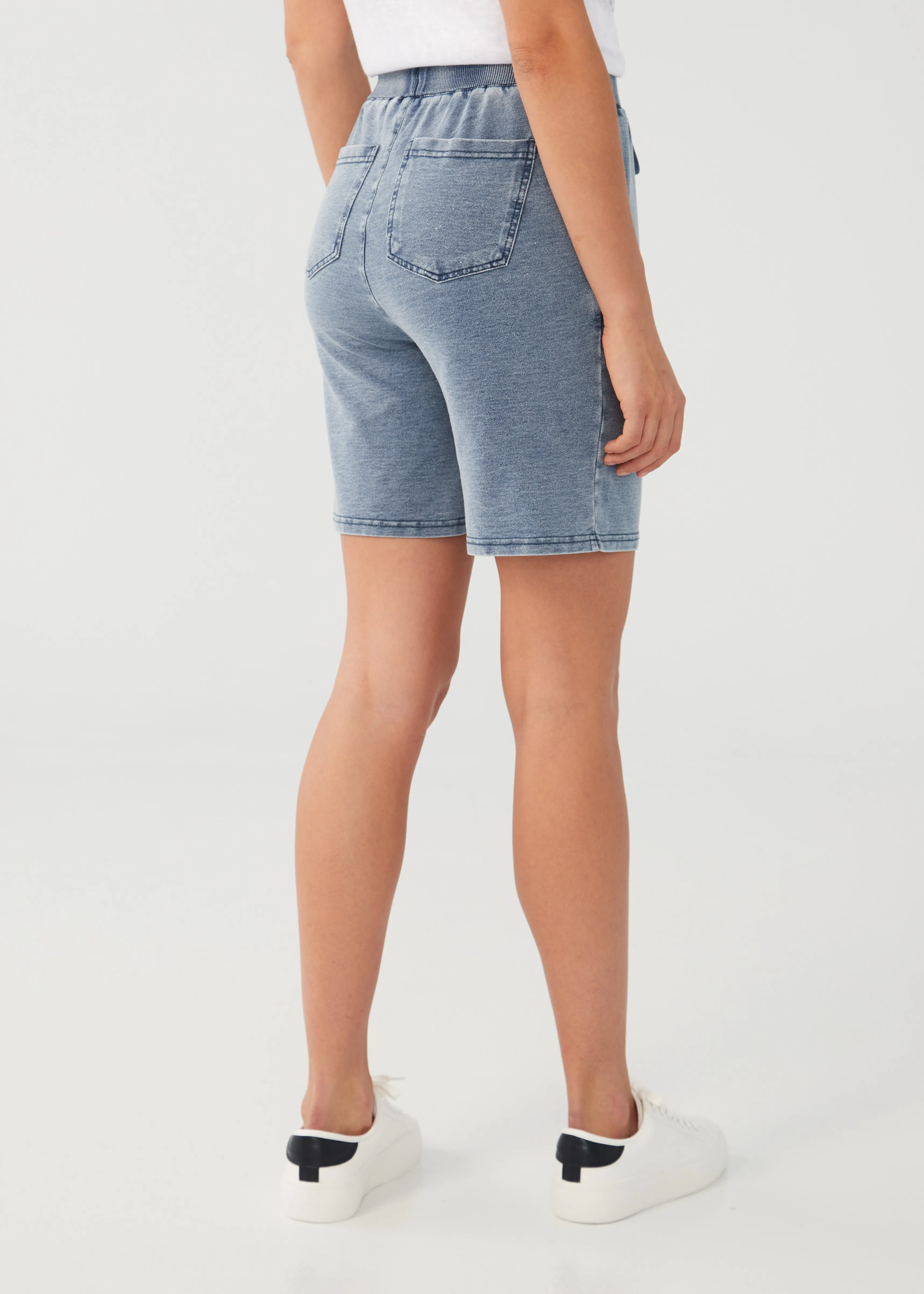 Pull-On Short With Self Applique