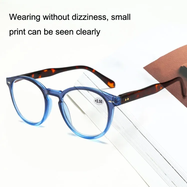 Retro Flexible Durable Portability HD Presbyopic Glasses  300(Beanflower)