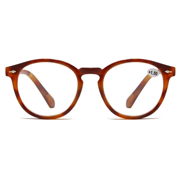 Retro Flexible Durable Portability HD Presbyopic Glasses  400(Beanflower)