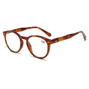 Retro Flexible Durable Portability HD Presbyopic Glasses  400(Beanflower)