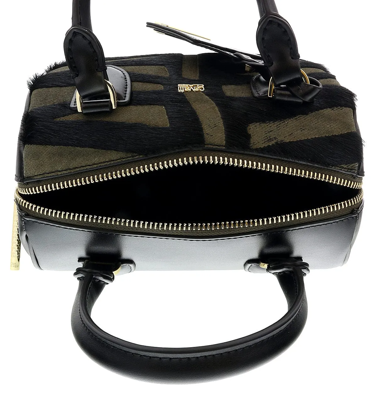 Roberto Cavalli HXLPHH 999 Black/Olive Bowling Bag