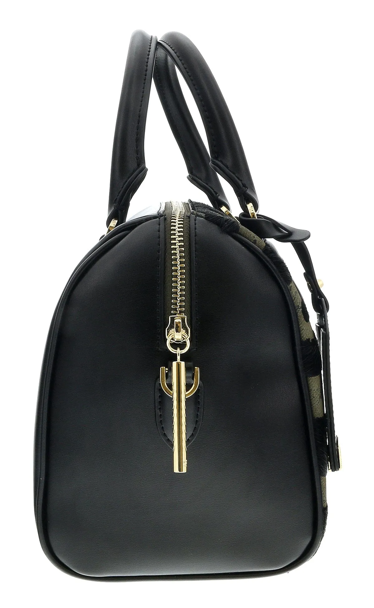Roberto Cavalli HXLPHH 999 Black/Olive Bowling Bag