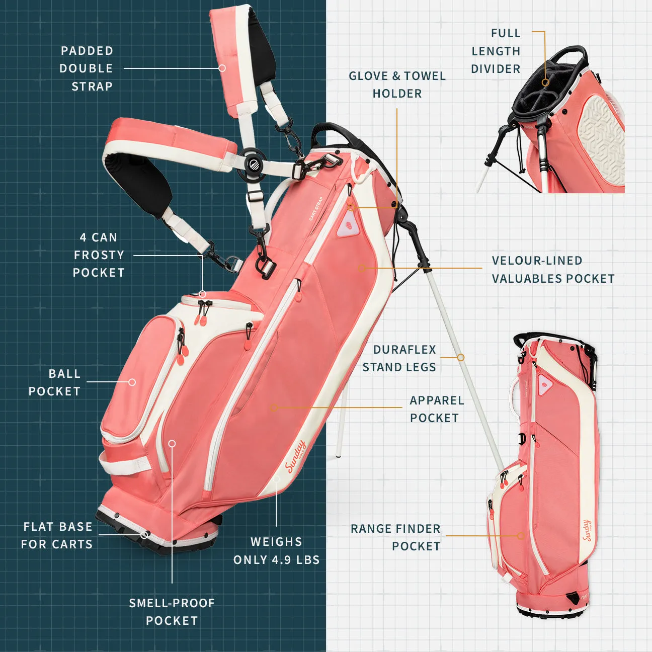 Ryder | Coral Lightweight Stand Bag