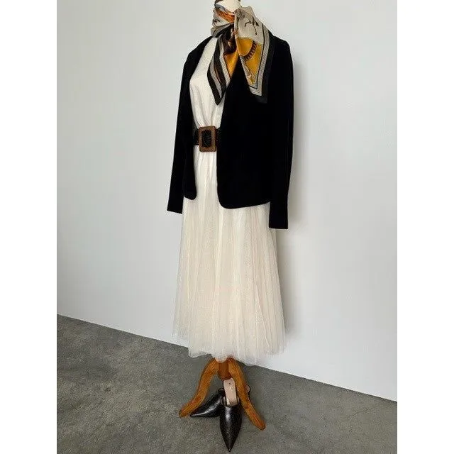 Stylish Silky Scarf - Midnight Horses
