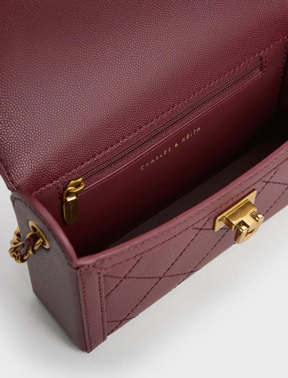 Tallulah Quilted Push-Lock Clutch