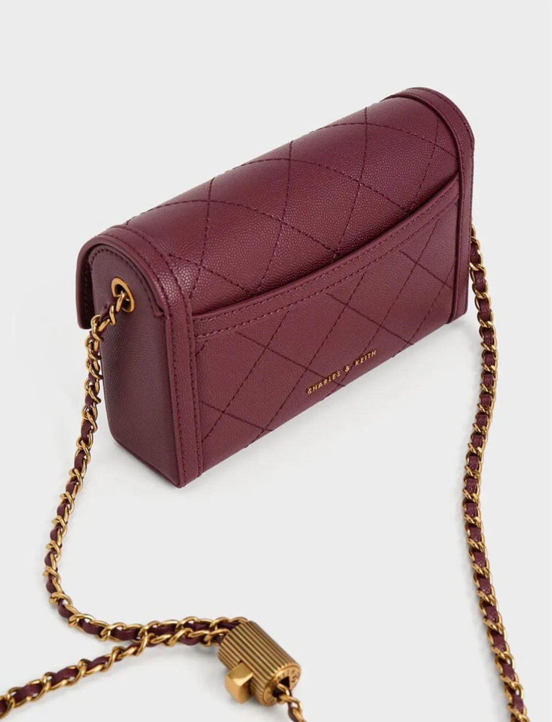 Tallulah Quilted Push-Lock Clutch
