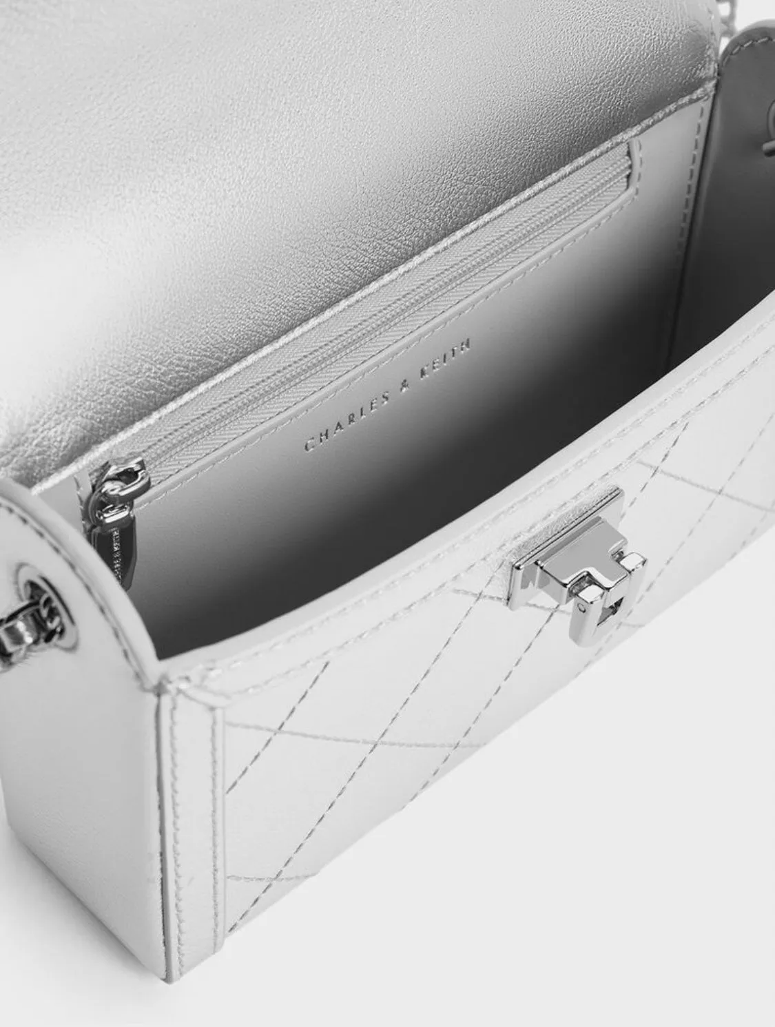 Tallulah Quilted Push-Lock Clutch