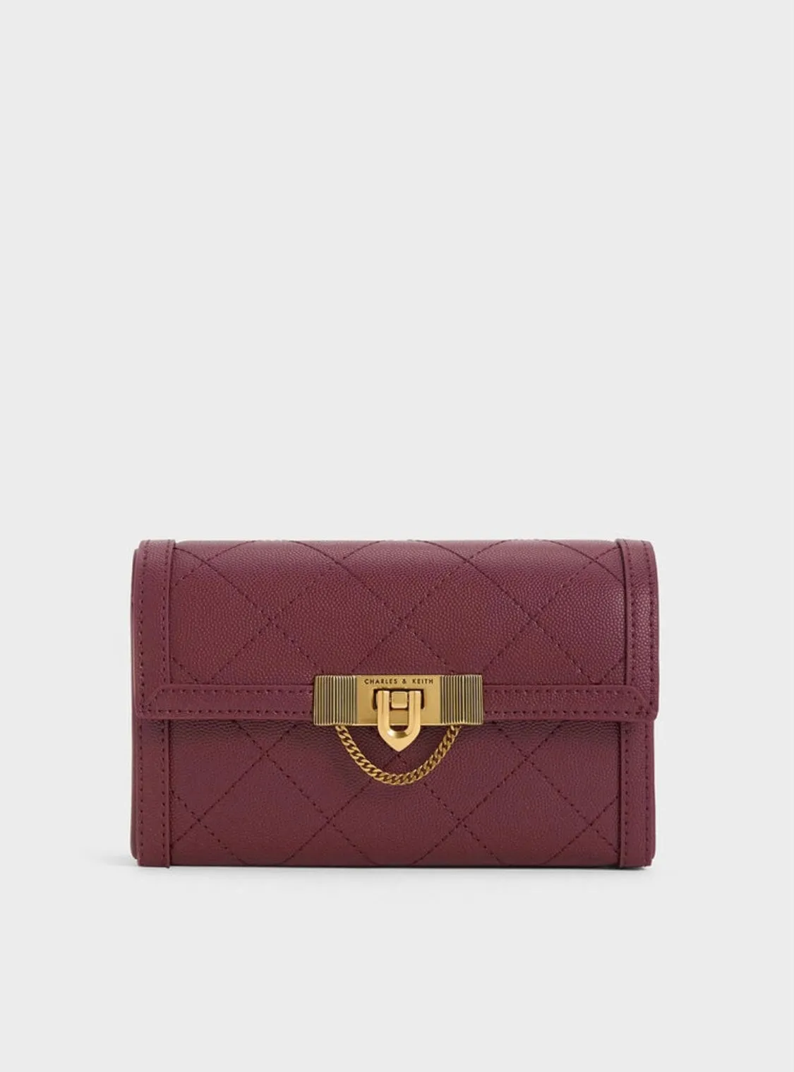 Tallulah Quilted Push-Lock Clutch