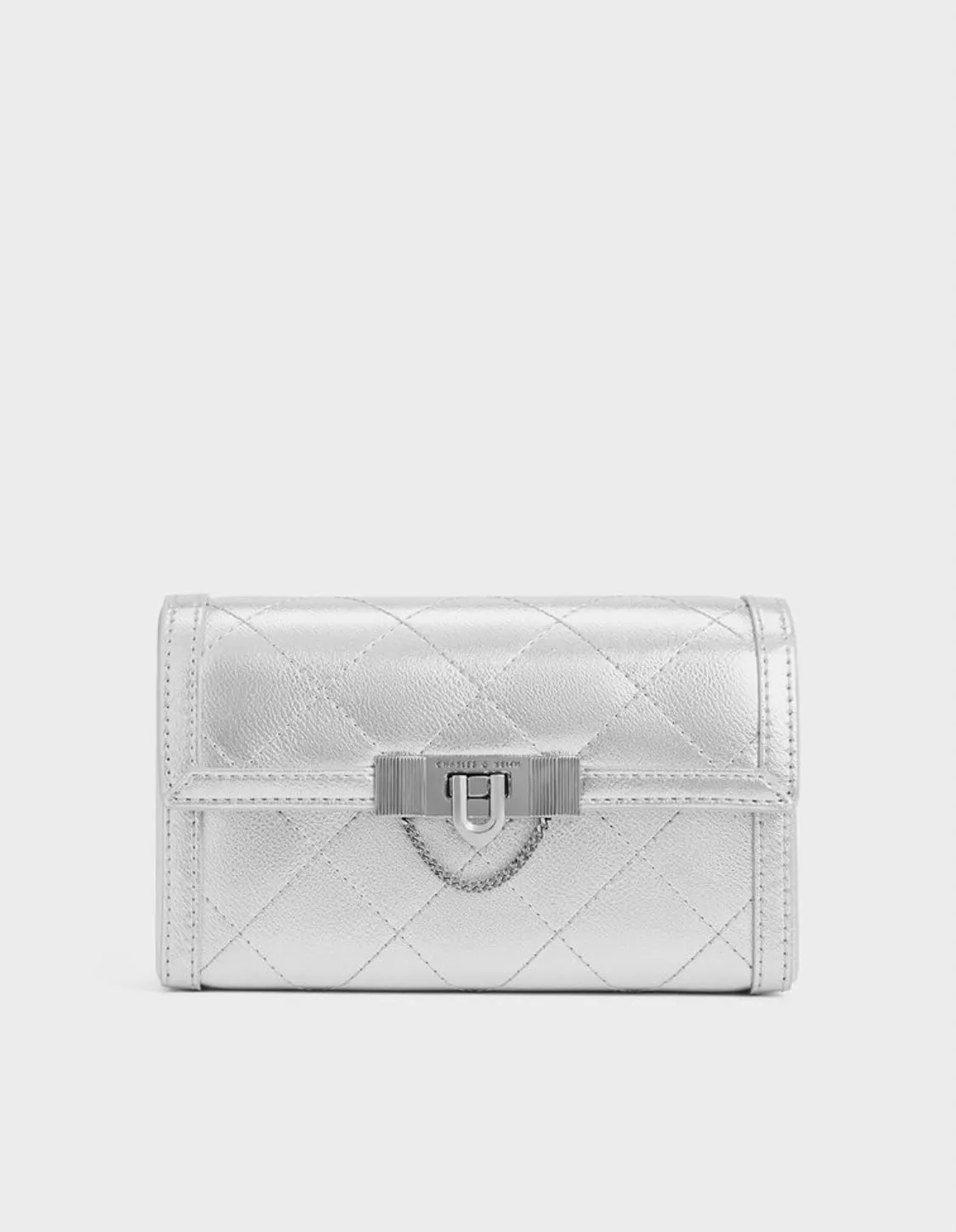 Tallulah Quilted Push-Lock Clutch