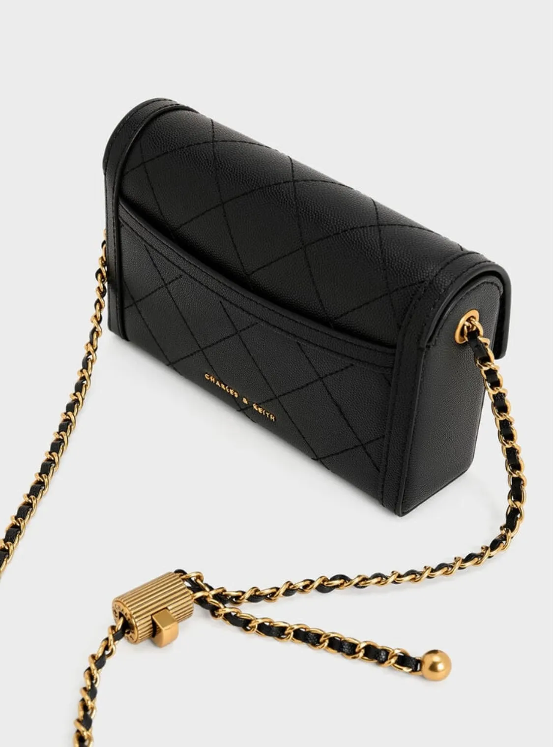 Tallulah Quilted Push-Lock Clutch