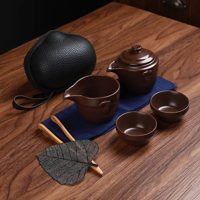 Tea Sets with Travel Bag