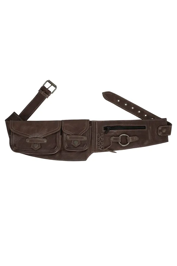 The Women's Traveler - A Leather Hip Pack Utility Belt