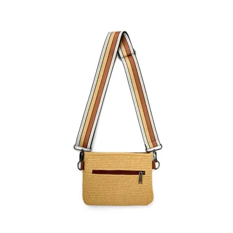 Think Royln Raffia Bum Bag