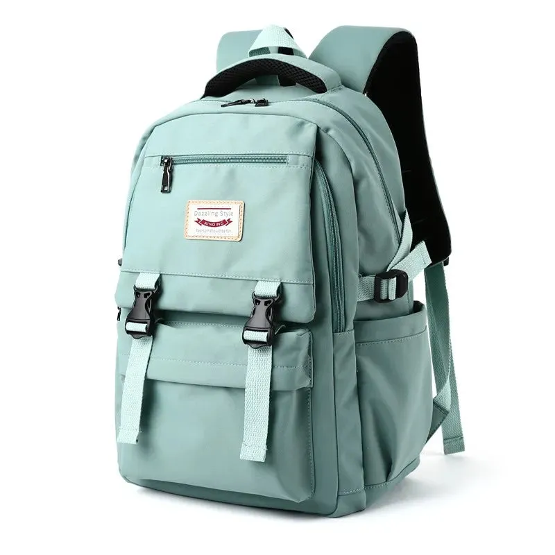 UAKISS  -  Women Backpack 2024 Waterproof Oxford for girls boys Teenager Schoolbag Large Capacity Multi-Pocket Travel Laptop Backpack