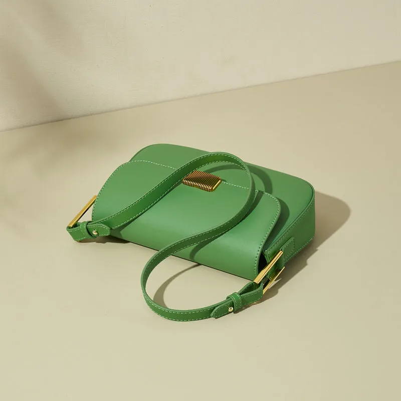 Urban Elegance: Women's Genuine Leather Crossbody Shoulder Bag