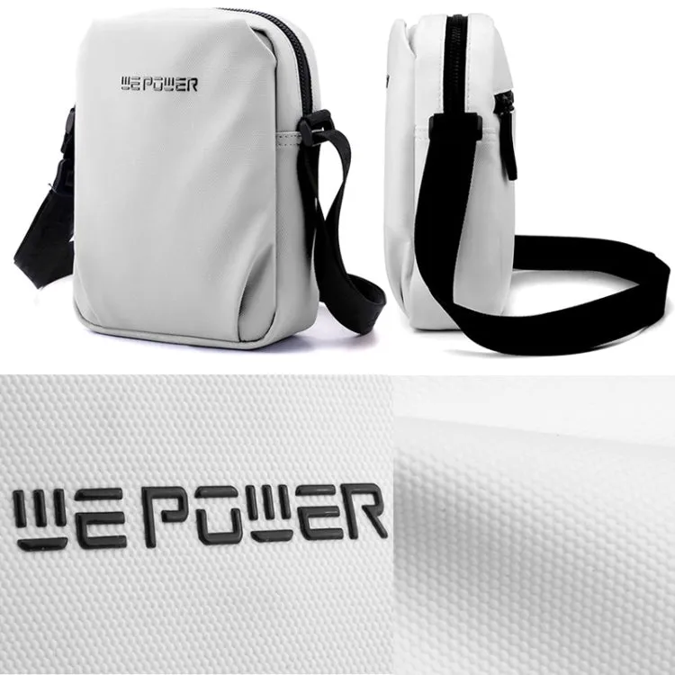 WEPOWER Mini Casual Crossbody Bag Lightweight Single Shoulder Cell Phone Bag(White)