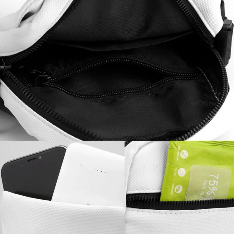 WEPOWER Mini Casual Crossbody Bag Lightweight Single Shoulder Cell Phone Bag(White)