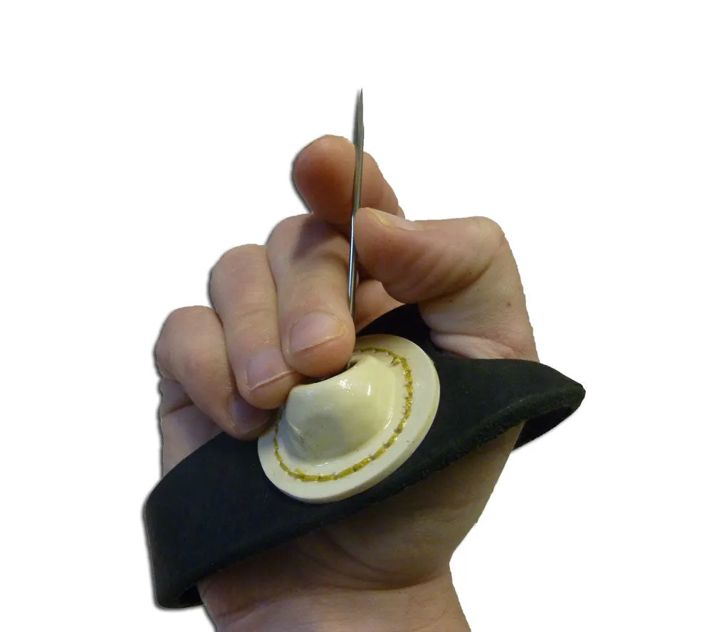 Wm. Smith & Son Sail Repair Kit: Sailmakers' Needles, 5-ply Thread, Right-handed Sewing Palm, and Beeswax