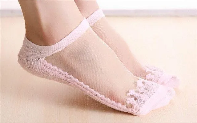 Women Breathable Fashionable Summer Socks