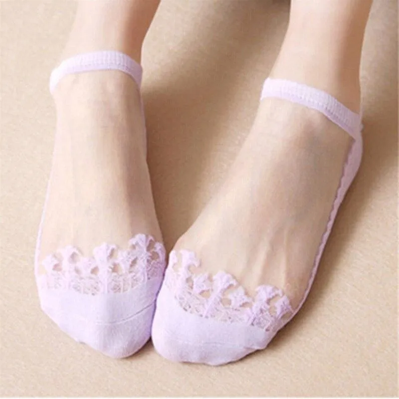 Women Breathable Fashionable Summer Socks
