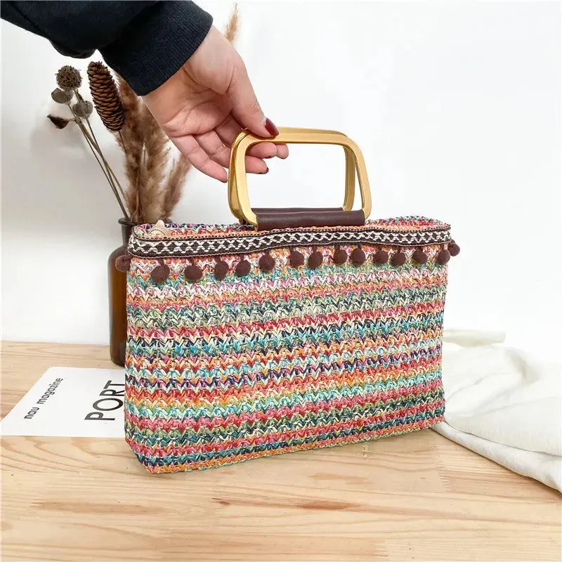 Women's Trendy Handcrafted Handbag